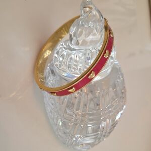 Chic Gold and Pink Studded Bracelet